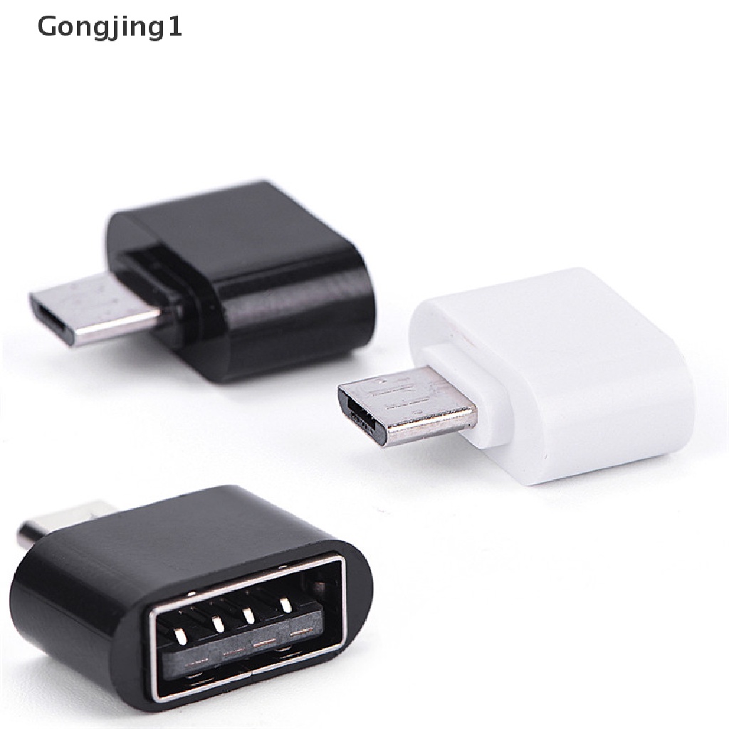 Gongjing1 Kabel Adapter OTG Micro USB Ke USB Untuk Tablet PC Android Samsung Xiaomi HTC SONY LG