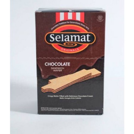 

Selamat Chocolate Sandwich Wafer 300g / 20 pcs @ 15g