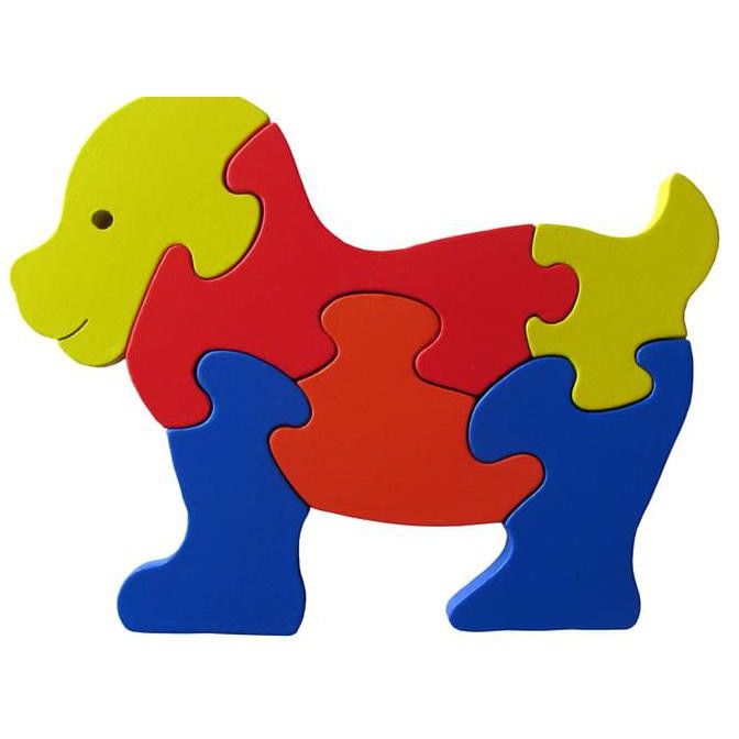 

14.84Ftgrdujh- Puzzle Kayu Anjing Dog -Toko-Boneka.