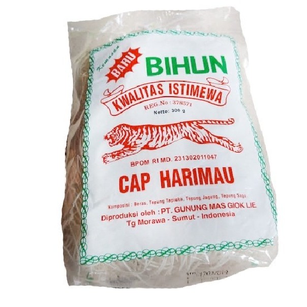 Bihun Medan Kwalitas Istimewa cap Harimau 300 Gram