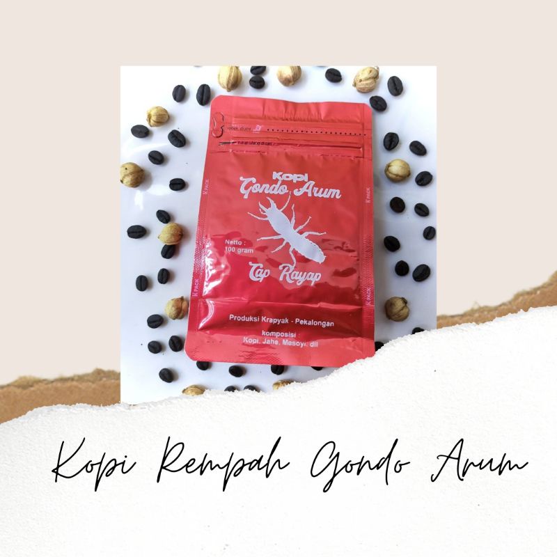 

Kopi Rempah Gondo Arum Cap "Rayap" 100 gram