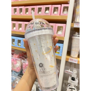 Botol Minum Tumbler Sedotan 450ml Seri Bintang Vakum Terisolasi Tempat Air Minum Sedotan Straw Large Water Bottle Tumblr