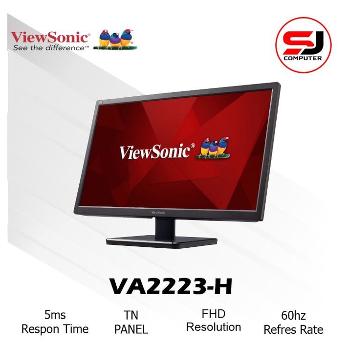 Monitor LED 22&quot; ViewSonic VA2223-H FHD, 102 sRGB, HDMI, Eco-mode