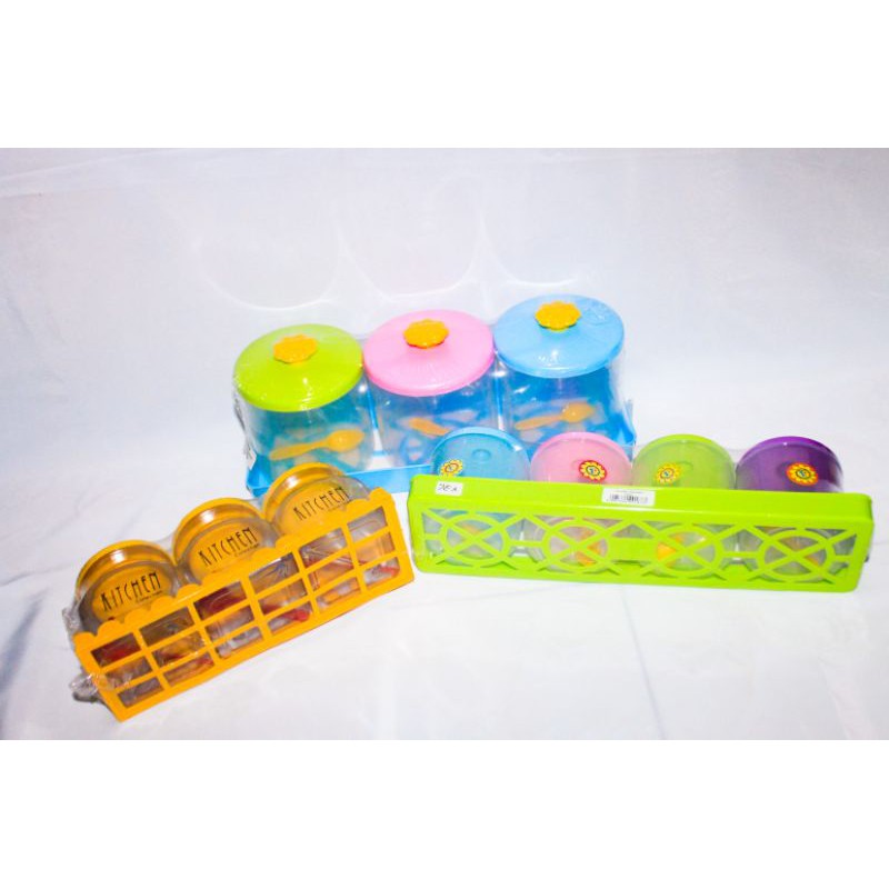 Tempat Bumbu Dapur // Tempat Bumbu 1 set // Wadah bumbu Dapur