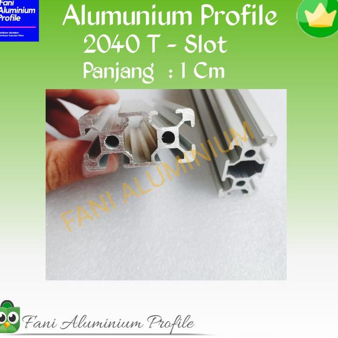 Aluminium profile series 2040 T-Slot PJG 10MM