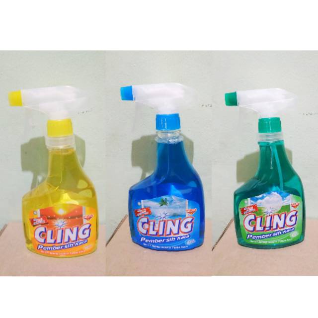 Cling Pembersih Kaca Botol Spray 425ml