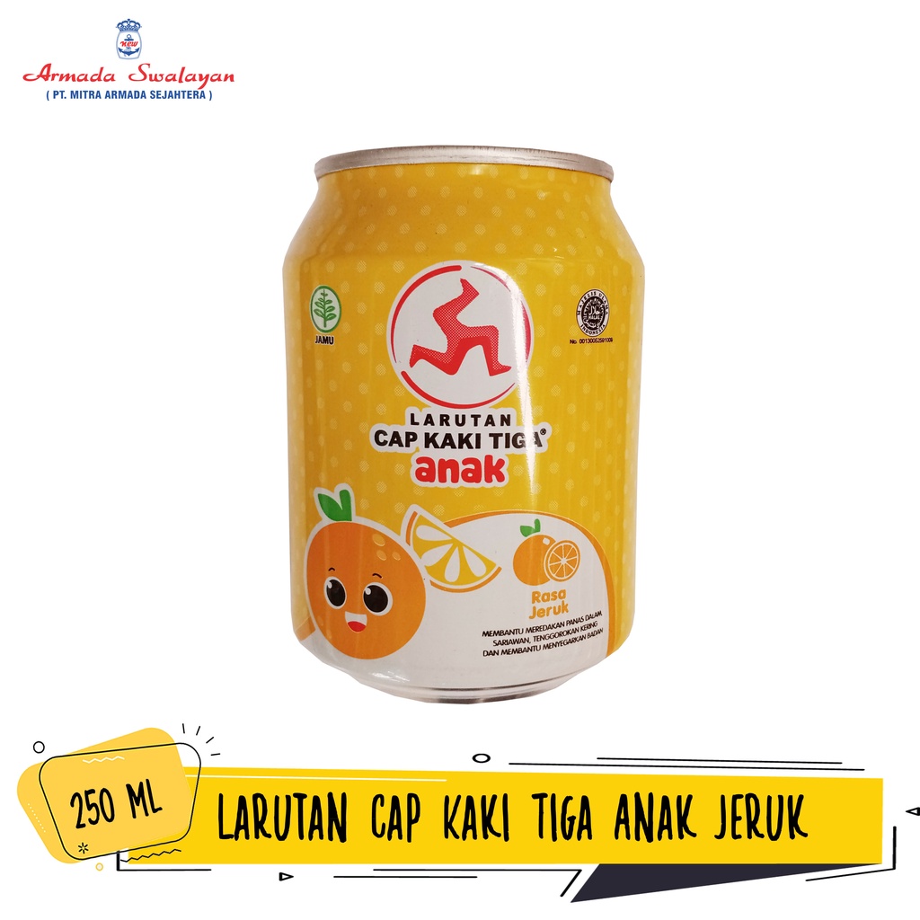 

Larutan Cap Kaki Tiga Anak Jeruk | Larutan Cap Kaki Tiga Anak Leci 250ml