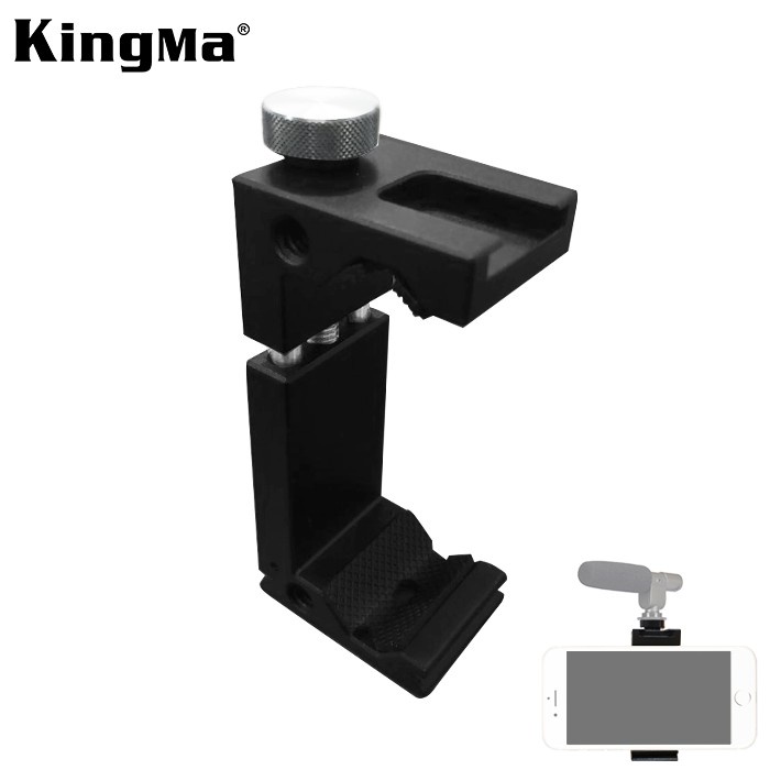 U Mount Kingma 6.5 Inch Phone Holder With Hotshoe