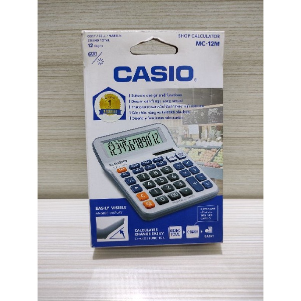 

kalkulator casio dagang mc-12M