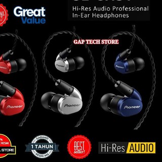 Pioneer Se Ch5t Hi Res In Ear Ergonomic Tangle Resistant Headphones Shopee Indonesia