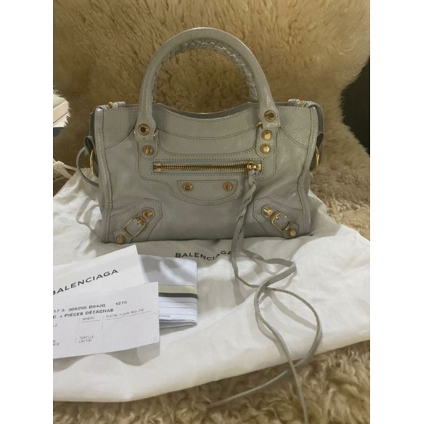 tas Balenciaga mini vert 2017 preloved