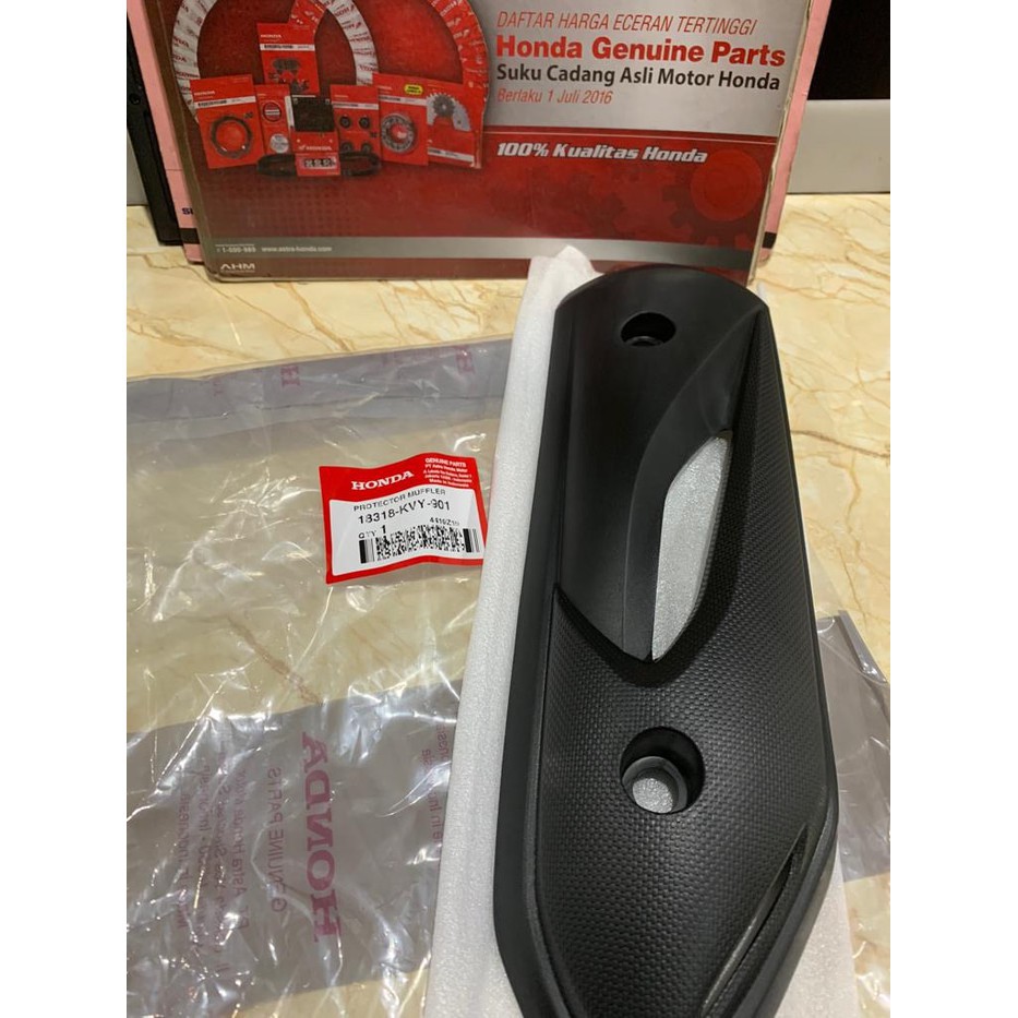 Tutup Knalpot Original Honda untuk Motor  BEAT KARBU Tahun 2010-2013 18318-KVY-900