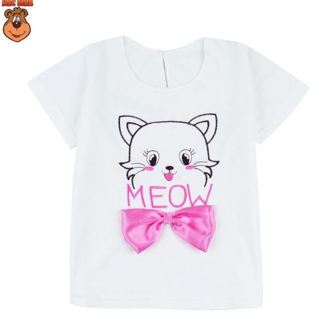 MacBee Kaos Anak Perempuan Meow Cute PROMO