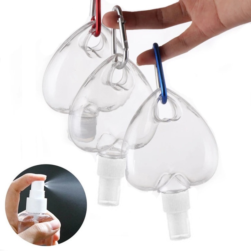 Botol Semprot Hand Sanitizer Portabel Ukuran 50ml Warna Acak / Putih Untuk Travel