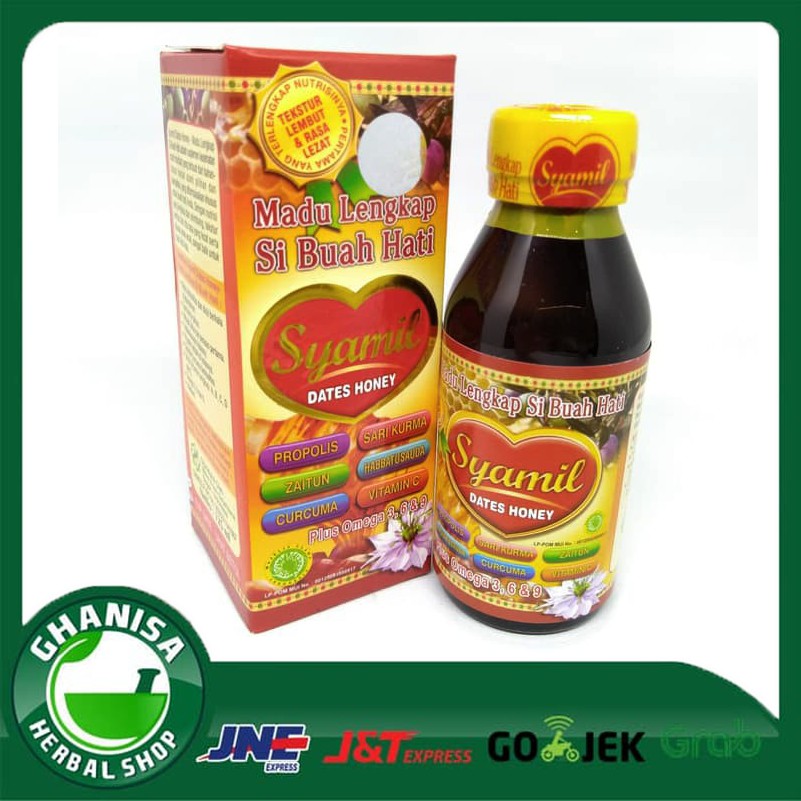 SYAMIL KIDS DATES HONEY | MADU SI BUAH HATI BERKUALITAS RASA LEZAT | ORIGINAL ISI 125 ML UNTUK ANAK