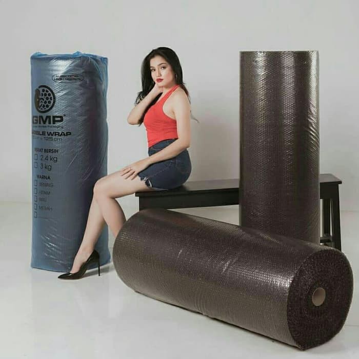 

GOSEND / GRAB Bubble Wrap 125CMx50M Murah GMP ASLI Hitam