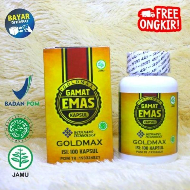 GAMAT EMAS KAPSUL WALATRA GAMAT EMAS GOLDMAX 100% ASLI