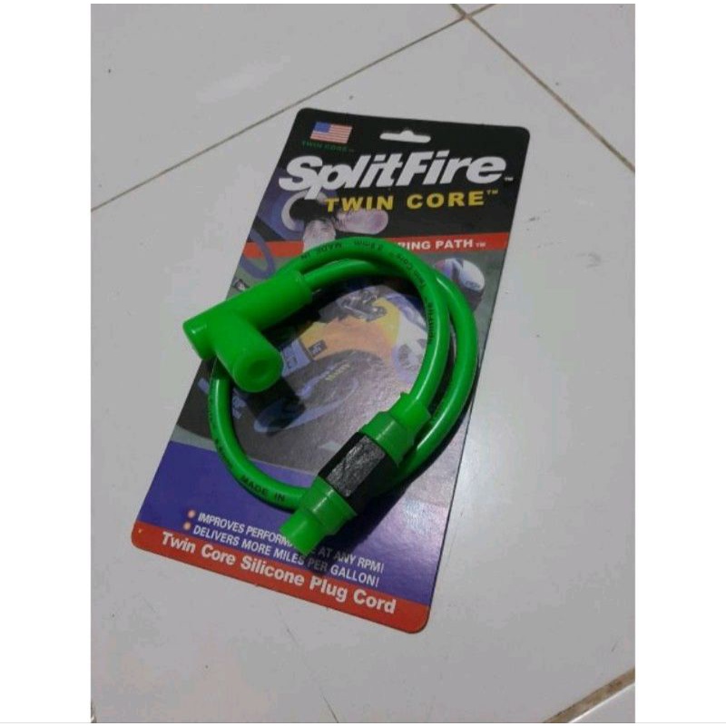 Kabel cangkong dop busi plus selang cangklong busi splitfire tutup karet busi supra