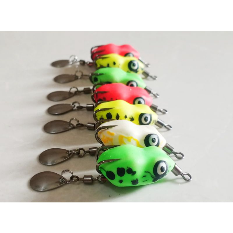 softfrog / umpan casting / umpan palsu / kodok palsu / lure casting / umpan karet / umpan mainan uku