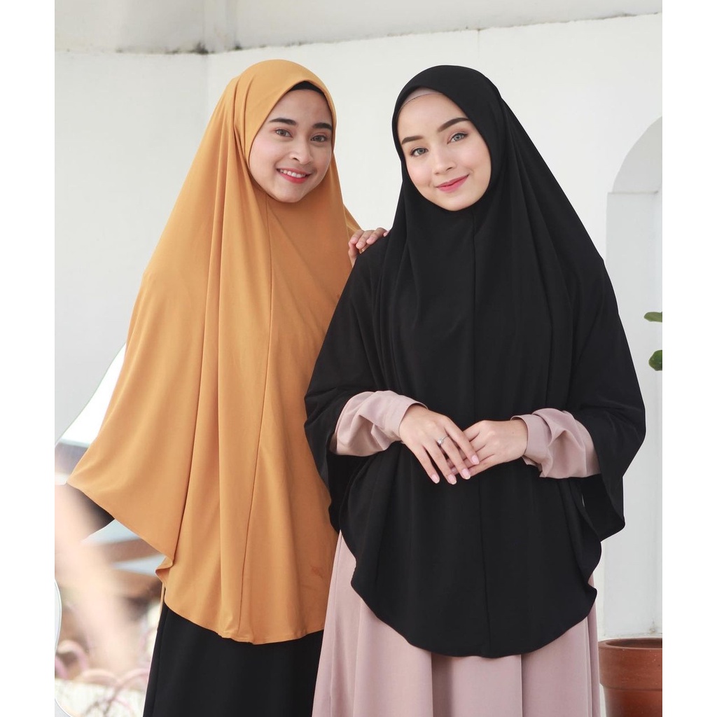 Jilbab Instan Jumbo Syari Naura/ Jilbab Malay Jumbo