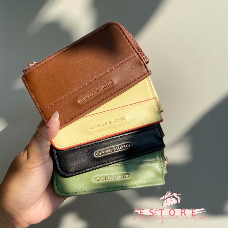 C*K New Zip Card Holder