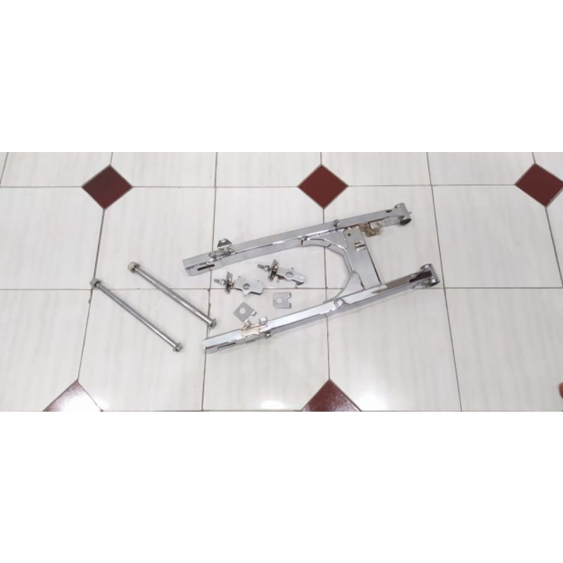 swing arm supit honda tiger revo tirev original crom baru