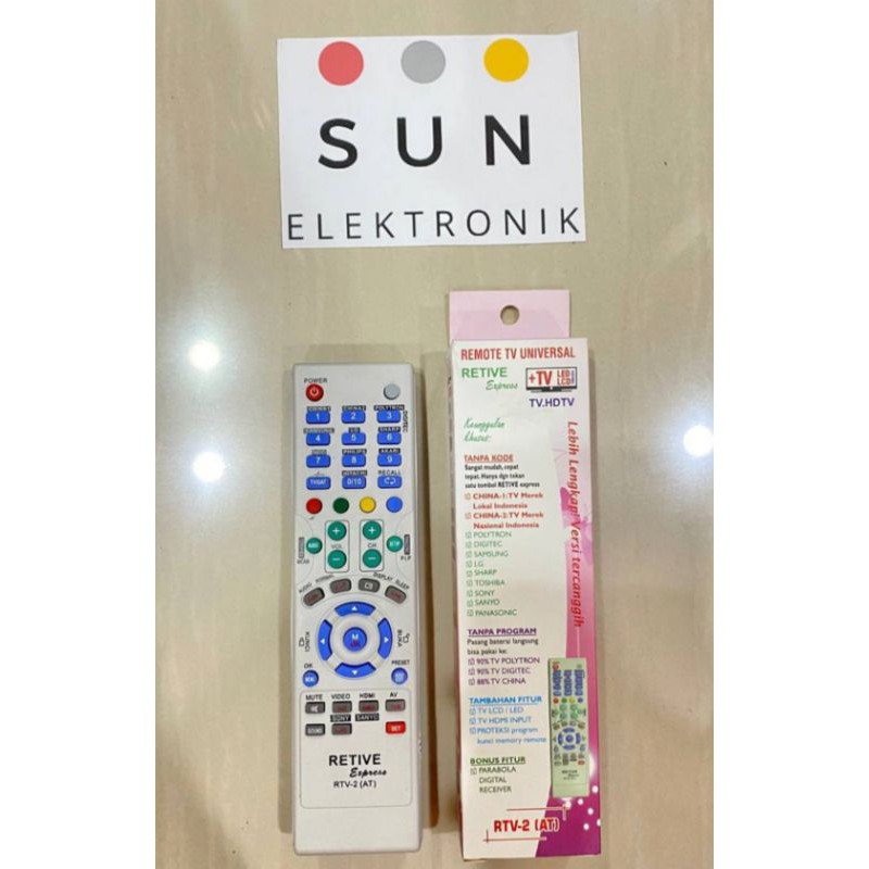 REMOTE REMOT TV Multi RTV 2-Retive Multisonic