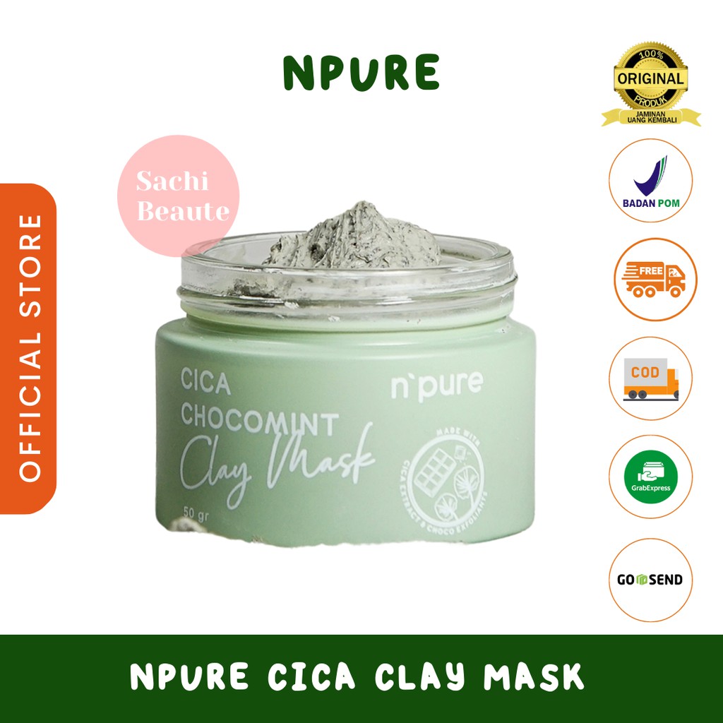 NPURE Clay Mask Centella Asiatica Chocomint