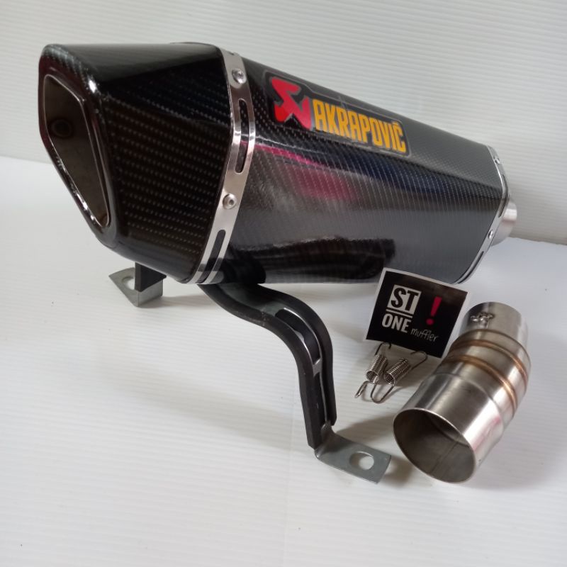 slip on akrapovic layang carbon ninja250 ninja250fi new ninja250