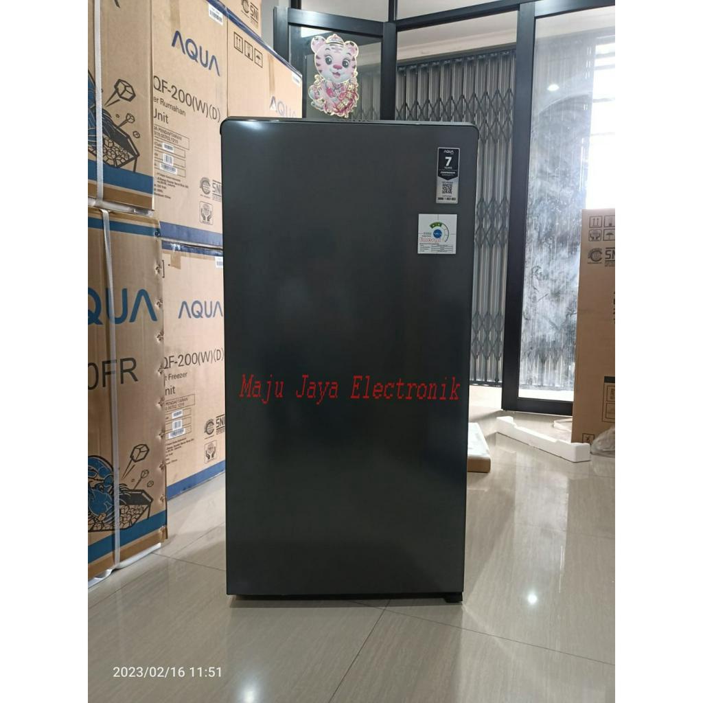 Kulkas 1 Pintu Aqua AQR D185 MDS Low Watt 50 W 150 Liter Garansi 7 Th