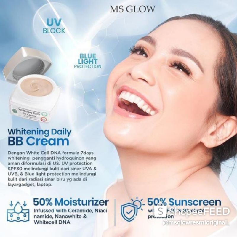 Ms Glow Whitening Daily BB Cream