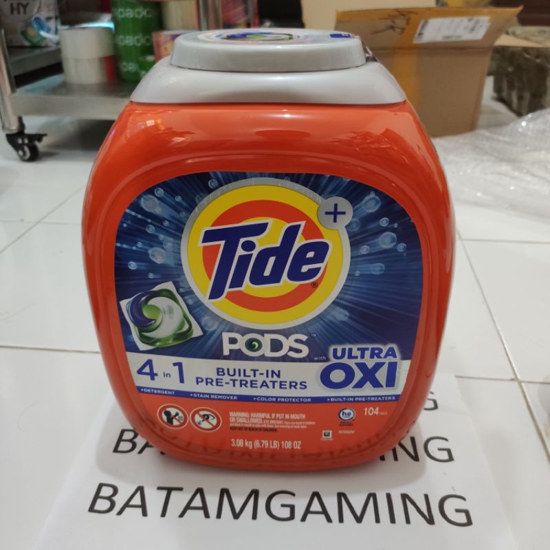 Tide Pods Ultra OXI 104 4in1 Laundry Detergent Capsule