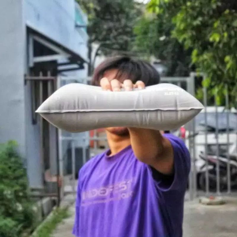 Bantal angin - bantal udara - bantal portable - pillow - bantal hiking - bantal camping traveling