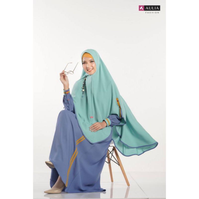 Gamis Launa BabyLone Blue Mint