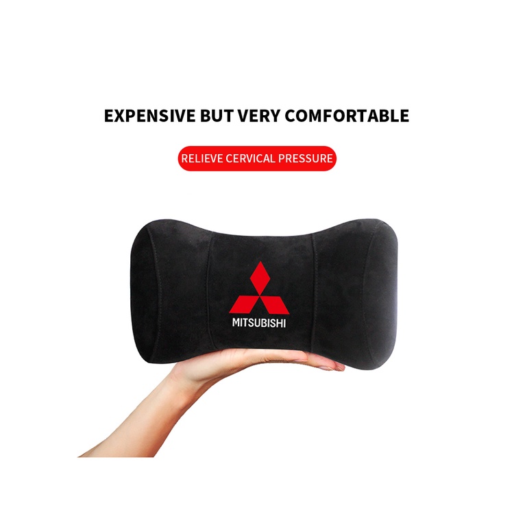 G-club Bantal Leher Bahan Kulit Rusa Untuk Jok Mobil Mitsubishi