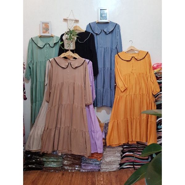 DRESS MIDI /DRESS REMPEL/GAMIS MIDI