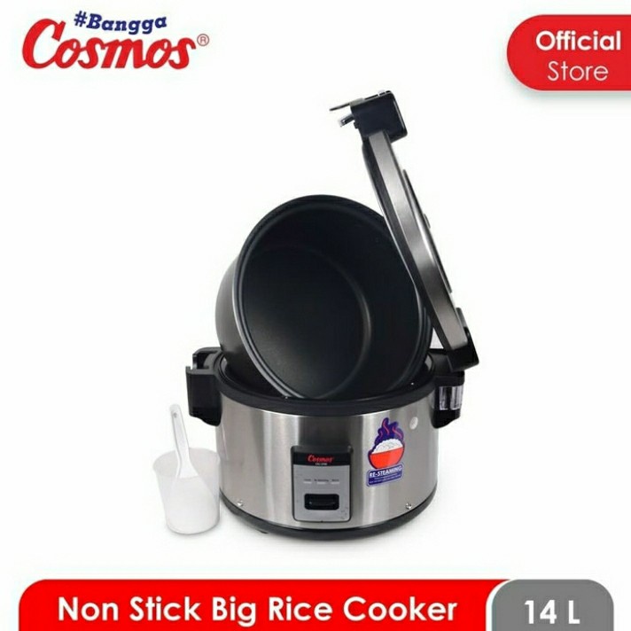 Rice Cooker Cosmos CRJ 5908 CRJ5908 14 Liter Penanak Nasi Jumbo Masak + Penghangat - Garansi