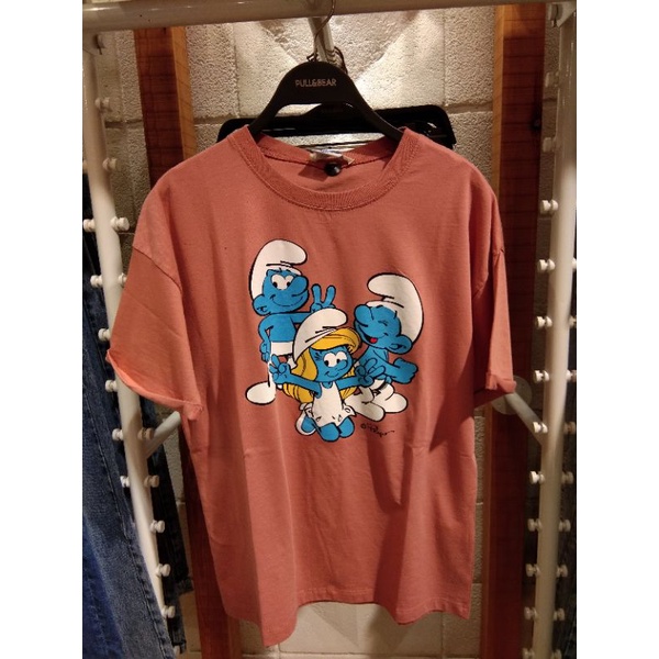 JASTIP PULL&BEAR Kaos lengan pendek / kaos smurf