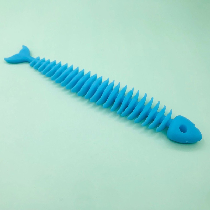 Mary Squeeze Sensory Toy Bubble Fidget Autism Kebutuhan Khusus Mainan Squishy Tulang Ikan