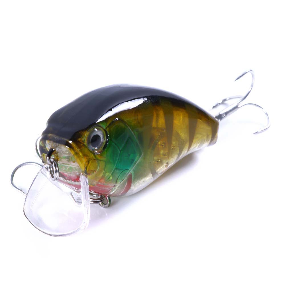 HENGJIA 1Pcs New  6cm/17g Crankbait Umpan Pancing Minnow Fishing Lure Ikan Bass Wobbler Bait Tackle