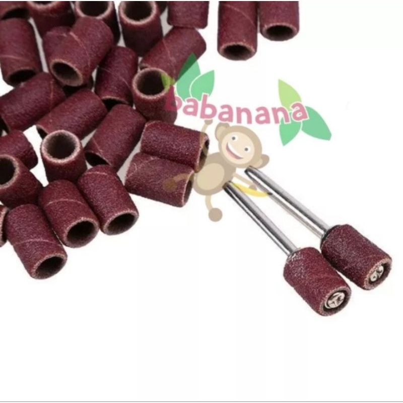 50pcs set mandrel mini pemoles penghalus kayu amplas