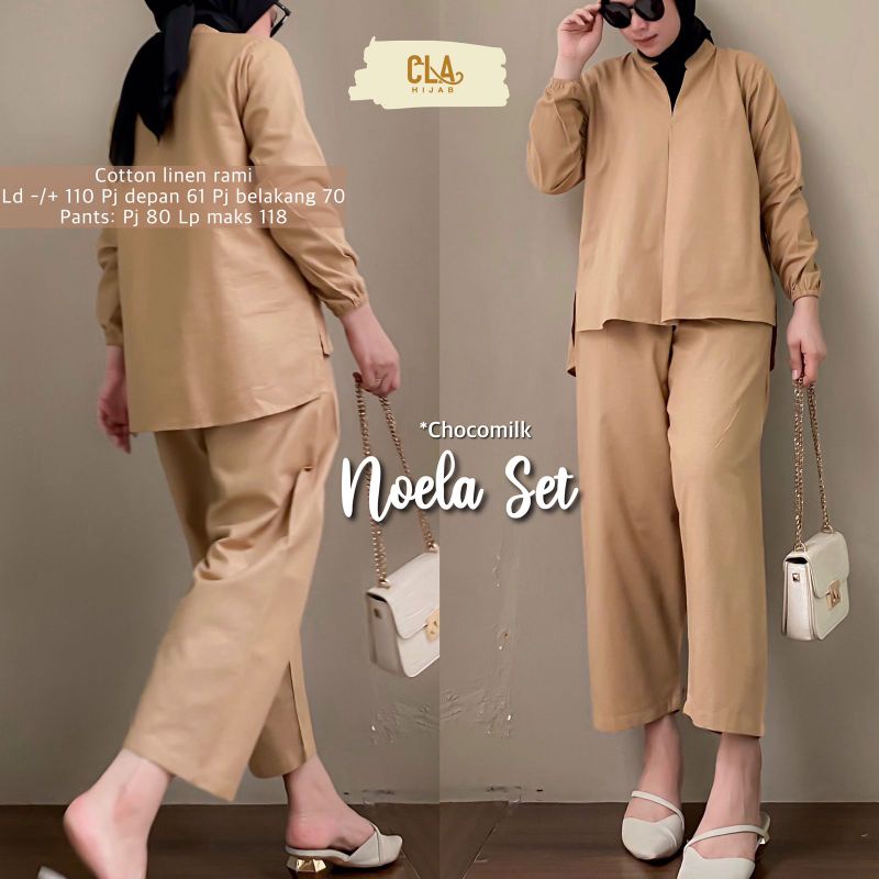 Noela Set by Cla Hijab Setelan Casual Jumbo