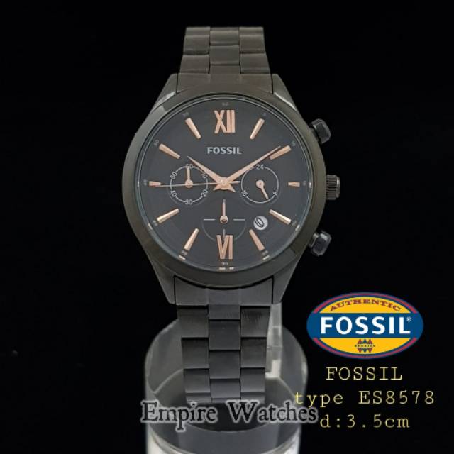 Jam Tangan Wanita FS ES8578 Chrono dan  Tanggal Aktif