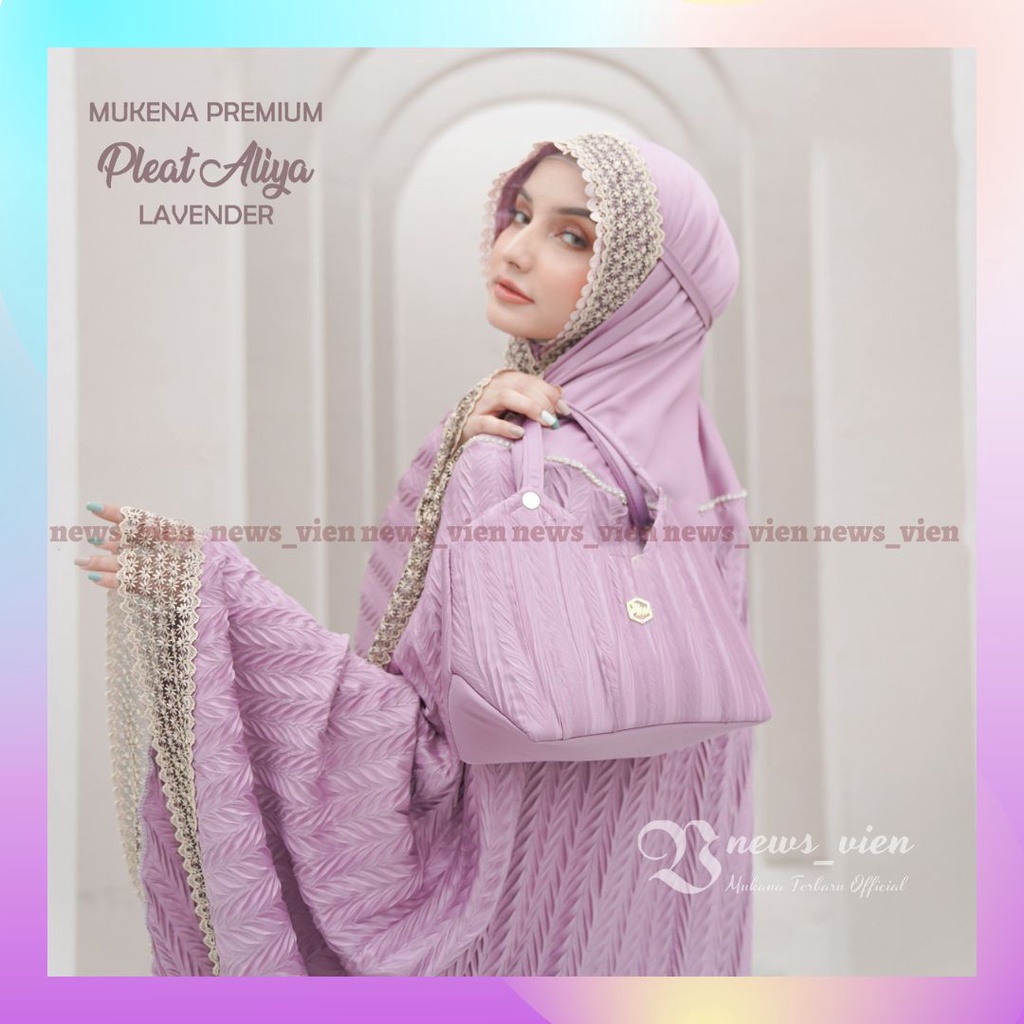 Mukena dewasa plisket mewah premium satin silk adem halus hantaran / mukenah dewasa terbaru renda po