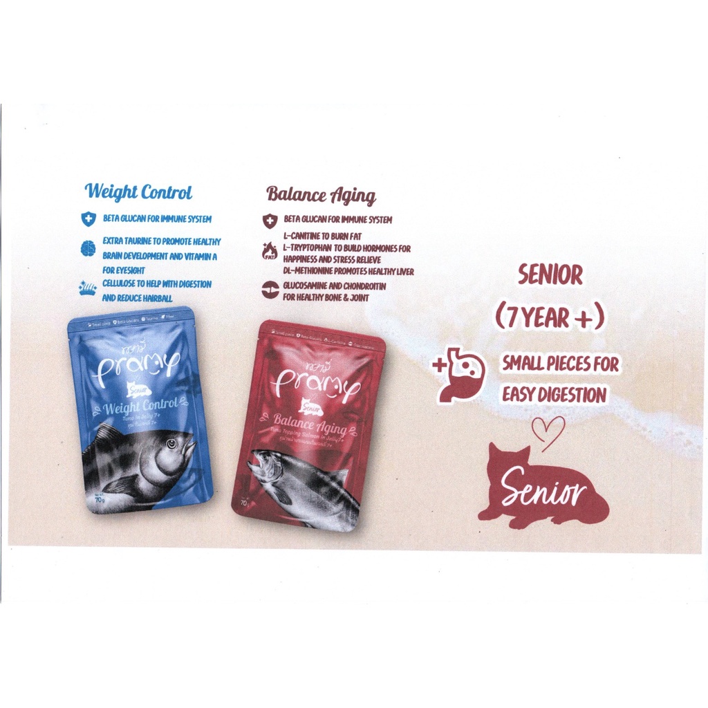 PRAMY CAT POUCH 80 Gram / Makanan Cair Kucing Sachet