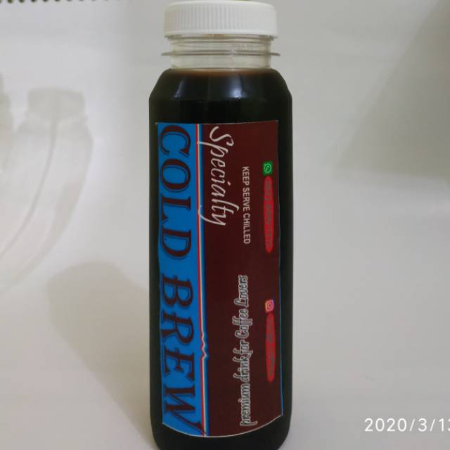 

Cold Brew Coffee-Specialty Arabica Coffee-Single Origin Sumatra dan Sulawesi-250Ml