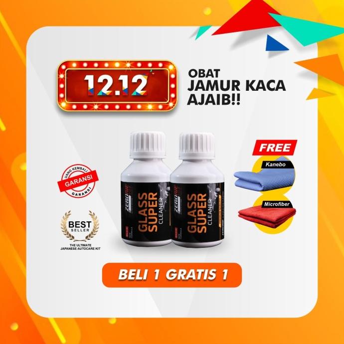 Pembersih Jamur Kaca Beli 1 Gratis 1 Zerone Glass Super Cleaner Mobil