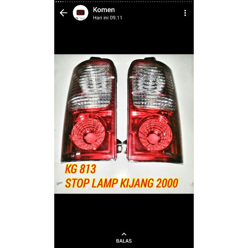 lampu stop belakang kijang kapsul 2000