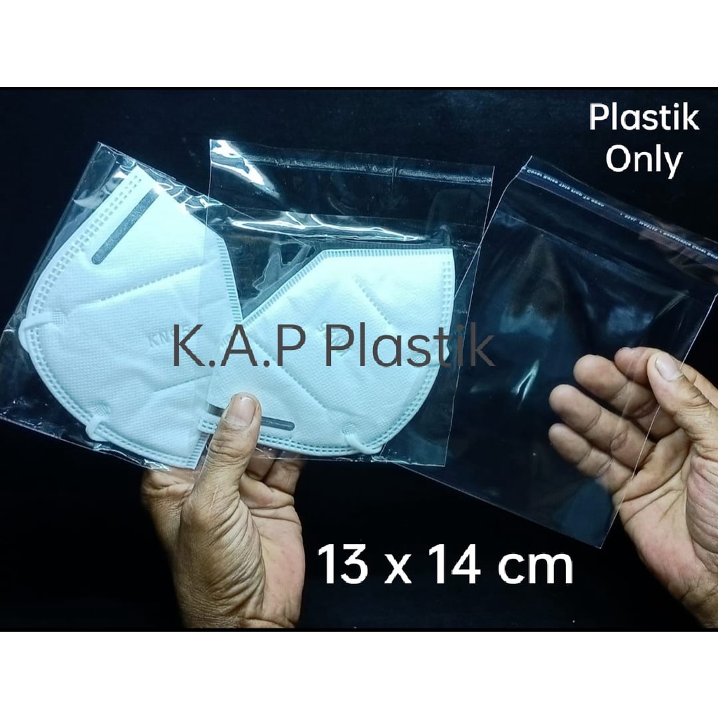 

Plastik OPP Seal Uk. 13x14+2 cm/Tebal 06/32 Micron/100 Pcs