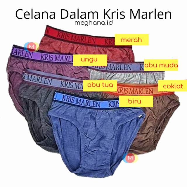 Undies Celana Dalam Pria KrisMarlen CD pria | slempak | Harga grosir | Murah Ukuran size M,L ,XL ale